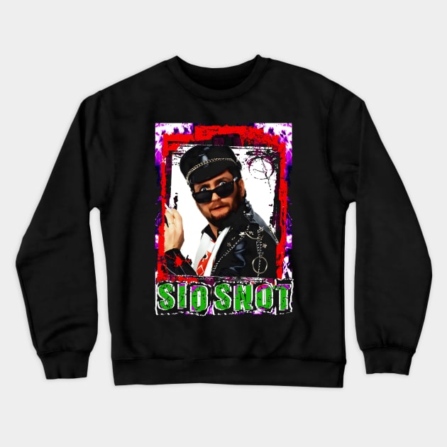 Kenny Everett Sid Snot Design Crewneck Sweatshirt by HellwoodOutfitters